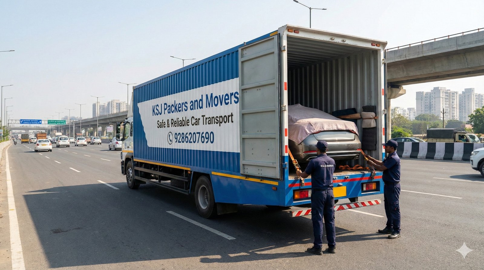 Ksj Packers Movers Car Shifting Service in agra